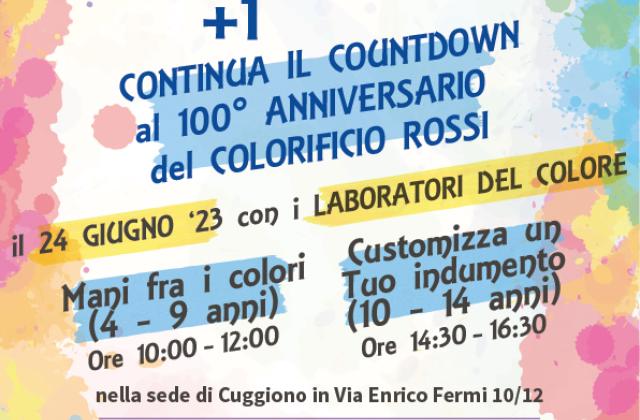 96° Anniversario - Laboratorio del Colore "Customizza un Tuo indumento" (dai 10 ai 14 anni)