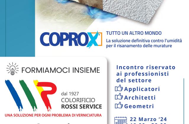 Corso "Dove c'è COPROX si vede" 22.03.2024 Cuggiono