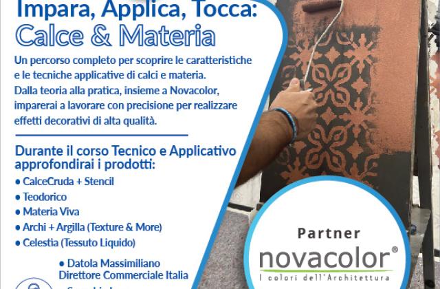 Corso Tecnico Applicativo "Impara, Applica, Tocca: Calce e Materia"