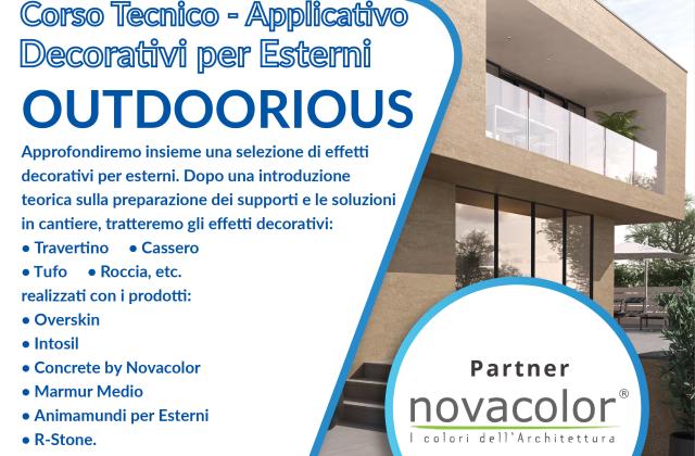 OUTDOORIOUS Decorativi per Esterni - Corso Tecnico-Applicativo 2-3/10/2025