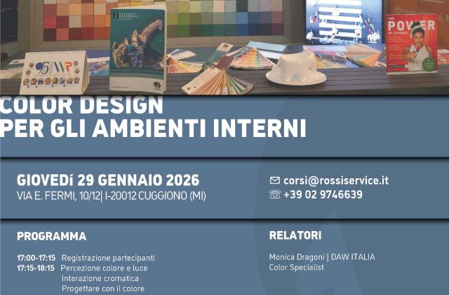 Seminario COLOR DESIGN PER GLI AMBIENTI INTERNI Caparol