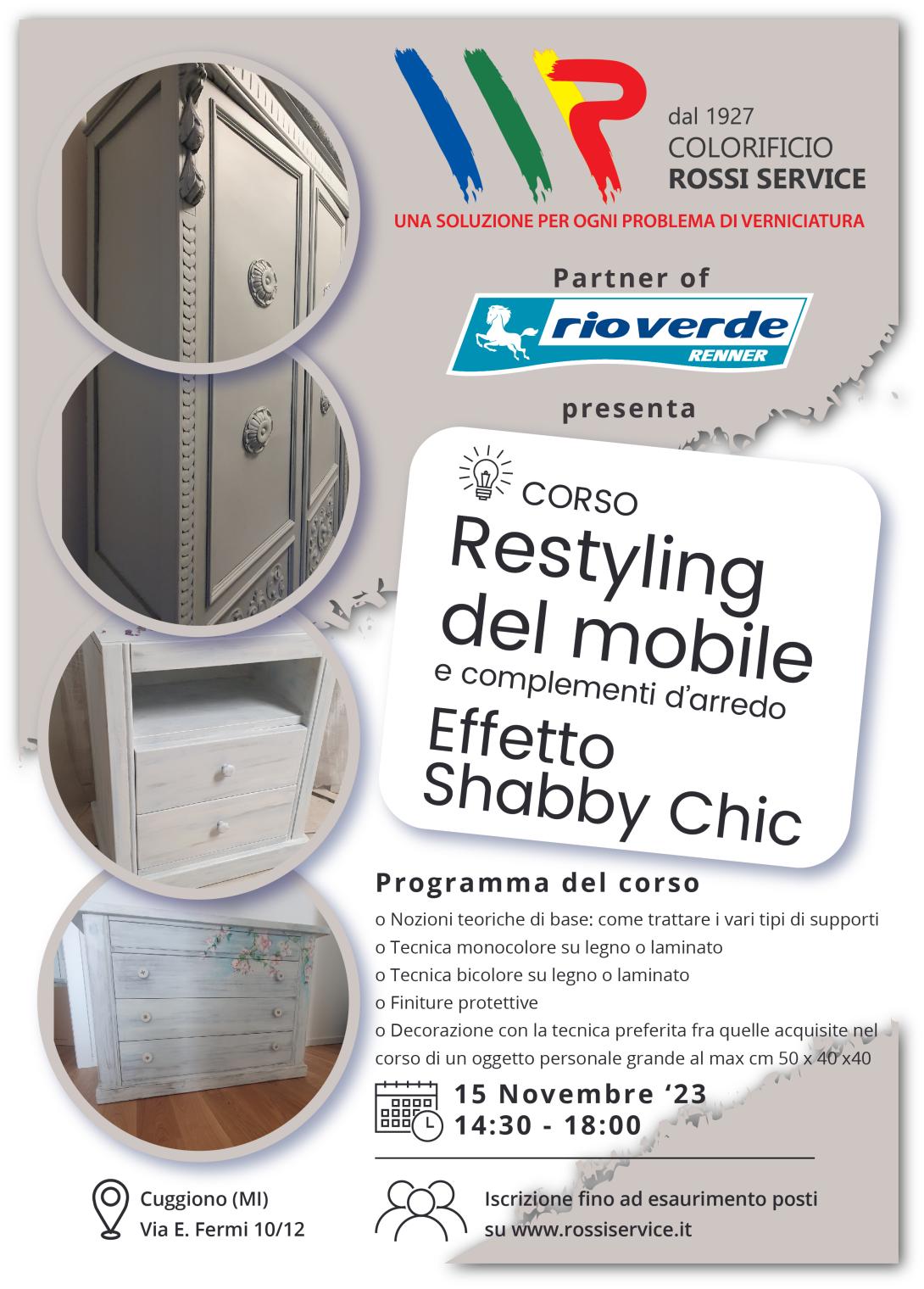 Corso Restyling del Mobile e Componenti d'Arredo