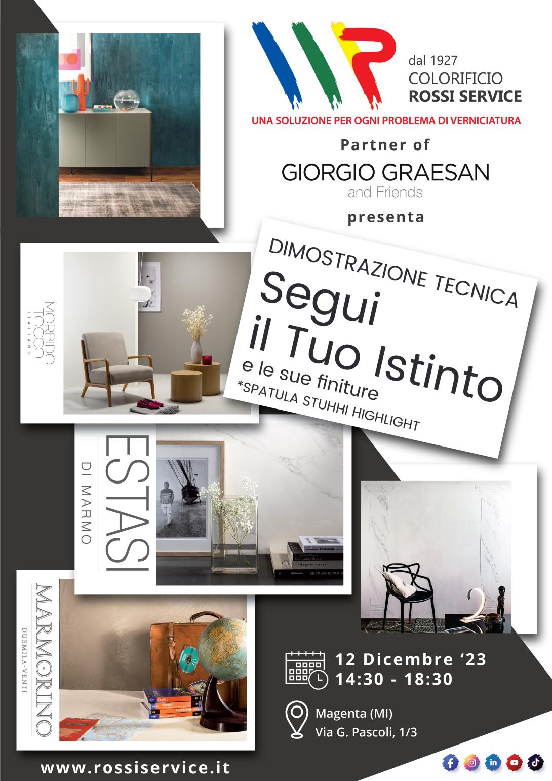 Dimostrazione Tecnica - Segui il tuo istinto e le sue finiture - Giorgio Graesan