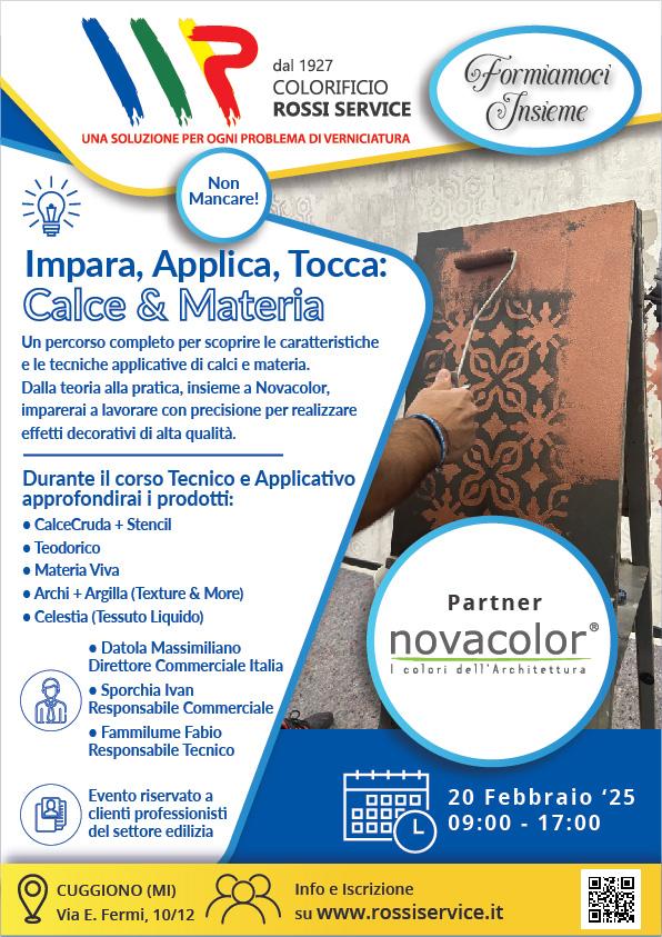Corso Tecnico Applicativo "Impara, Applica, Tocca: Calce e Materia"