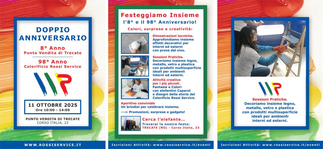Sessioni di decorazione al Doppio Anniversario!
